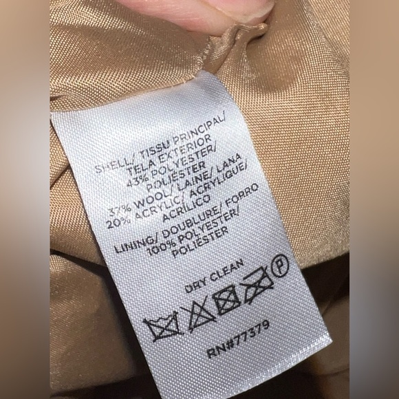 Ann Taylor Tan Tweed Below Knee A-Line Skirt Size 10 Petite NWOT - Picture 5 of 8